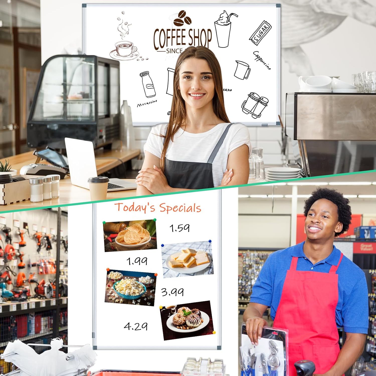 60"x36" /5' x 3' White Board Dry Erase Boards for Wall Magnetic Whiteboard